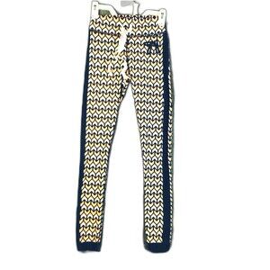 The Upside Leggings Women's 4 Compression Yoga Pants Drawstring Graphic Peach